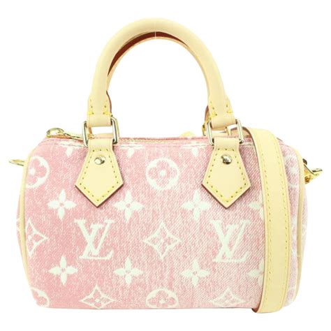 louis vuitton pink nano speedy|louis vuitton nano speedy bandouliere.